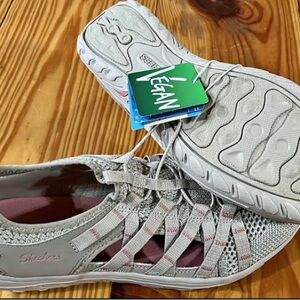 Skechers Vegan Beige Slip-On Shoes